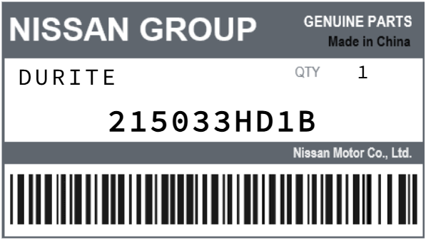 NISSAN - 215033HD1B DURITE