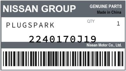 NISSAN - 2240170J19 BOUGIE