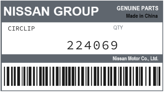 NISSAN - 224069 CIRCLIPS