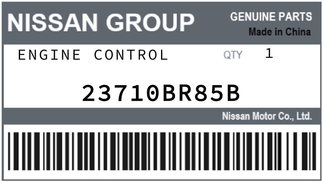 NISSAN - 23710BR85B ENGINE CONTROL