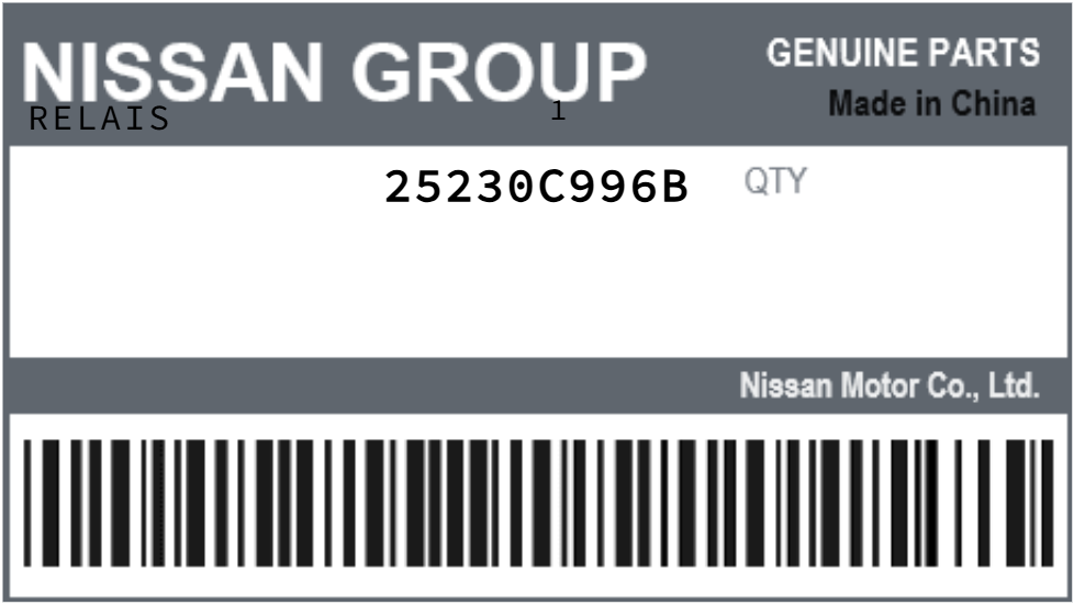 NISSAN - 25230C996B RELAIS