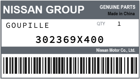 NISSAN - 302369X400 GOUPILLE