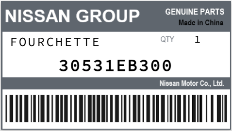 NISSAN - 30531EB300 FOURCHETTE