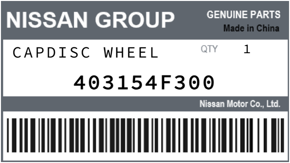 NISSAN - 403154F300 ENJOLIVEUR