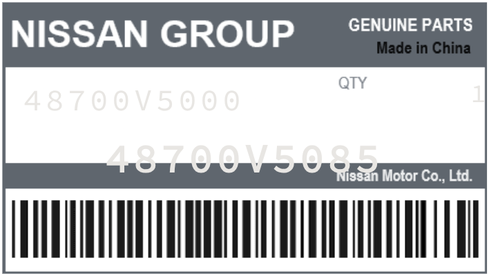 NISSAN - 48700V5085 48700V5000