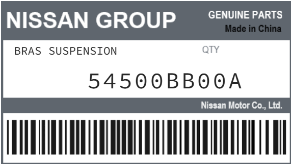 NISSAN - 54500BB00A BRAS SUSPENSION