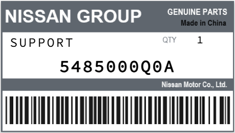 NISSAN - 5485000Q0A SUPPORT