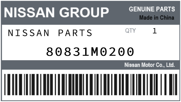 NISSAN - 80831M0200 JOINT DE PORTE