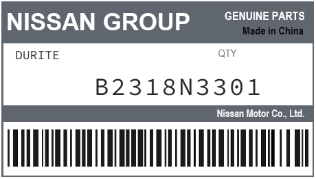 NISSAN - B2318N3301 DURITE