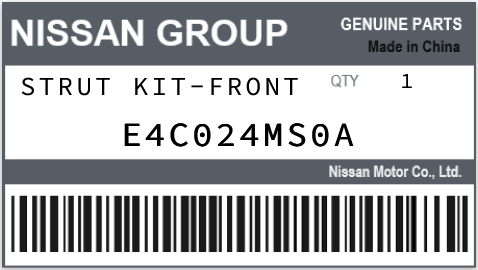 NISSAN - E4C024MS0A STRUT KIT-FRONT