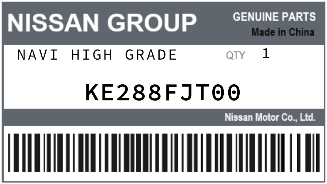 NISSAN - KE288FJT00 NAVI HIGH GRADE