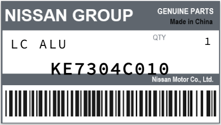 NISSAN - KE7304C010 LC ALU