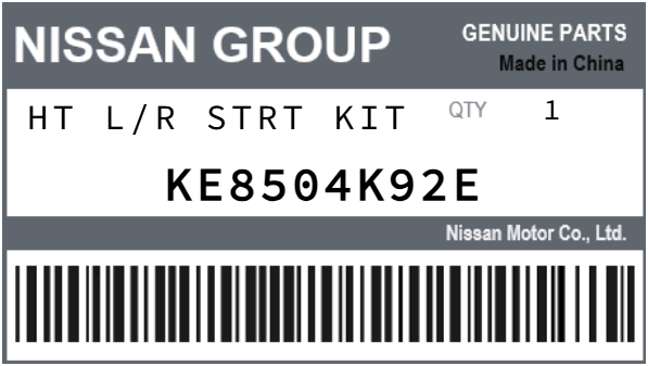 NISSAN - KE8504K92E HT L/R STRT KIT