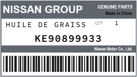 NISSAN - KE90899933 HUILE DE GRAISS