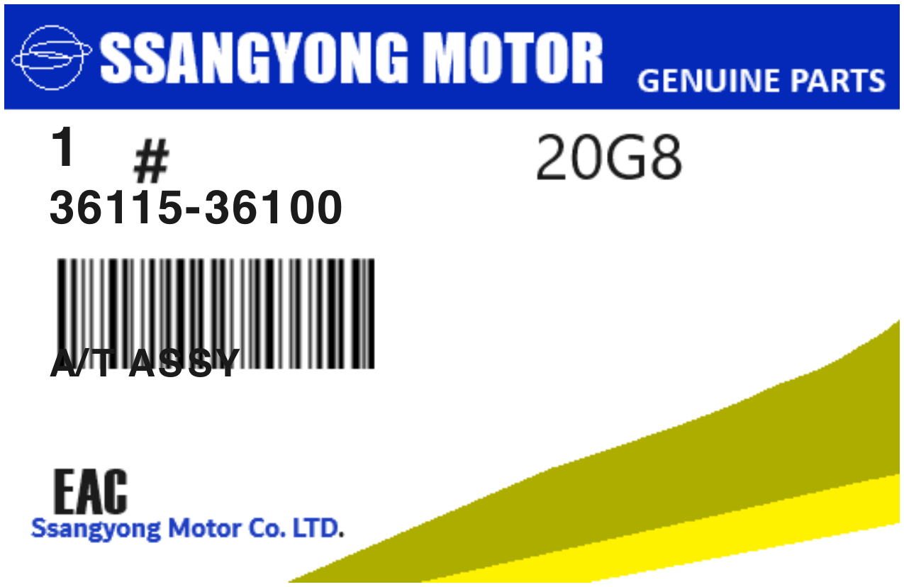 SSANGYONG - 36115-36100 A/T ASSY