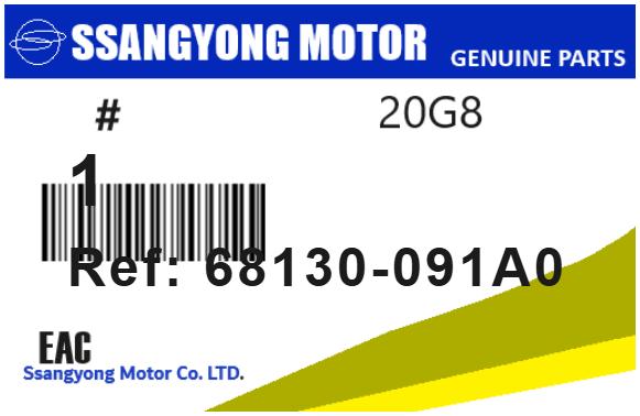SSANGYONG - 68130-091A0 BLOWER & EVAPORATOR ASSY