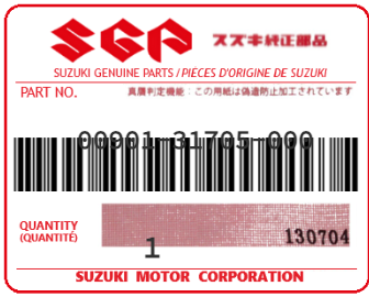 SUZUKI - 00901-31705 PIECE SUZUKI