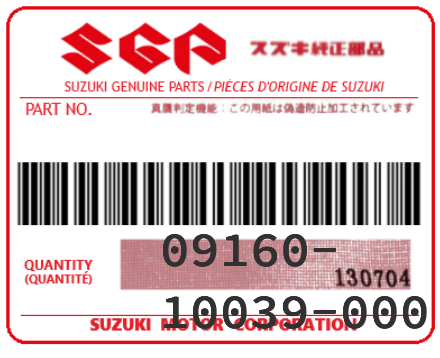 SUZUKI - 09160-10039 RONDELLE