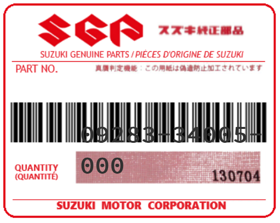 SUZUKI - 09283-34005 JOINT (spi)