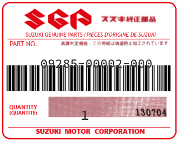 SUZUKI - 09285-00002 FEUTRE