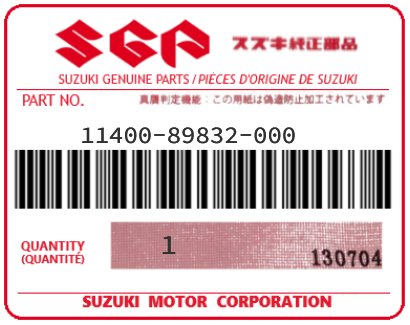 SUZUKI - 11400-89832 GASKET SET