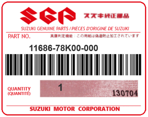 SUZUKI - 11686-78K00 SILENTBLOC