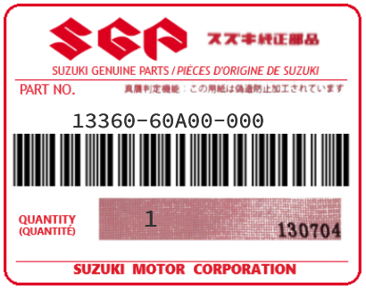 SUZUKI - 13360-60A00 REFERENCE REMPLACEE PAR :
