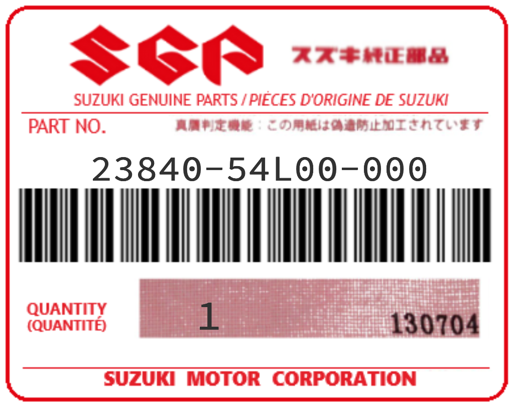 SUZUKI - 23840-54L00 DURIT
