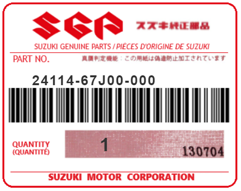 SUZUKI - 24114-67J00 ROULEMENT