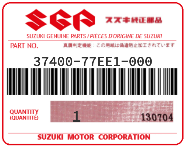 SUZUKI - 37400-77EE1 COMMODO