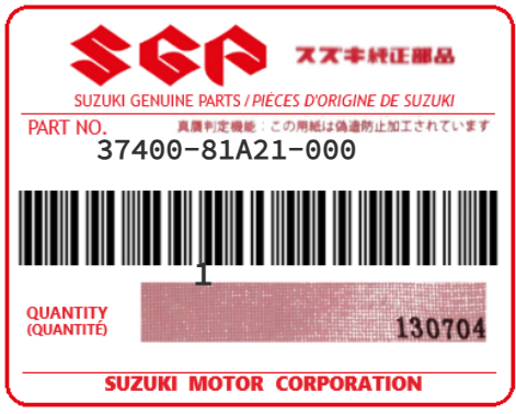 SUZUKI - 37400-81A21 REFERENCE REMPLACEE PAR :