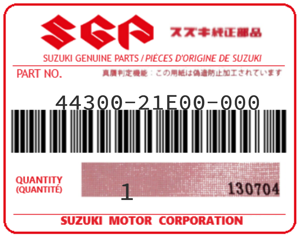 SUZUKI - 44300-21E00 ROBINET