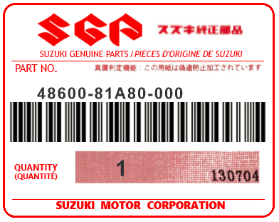 SUZUKI - 48600-81A80 BOITIER DE DIRECTION
