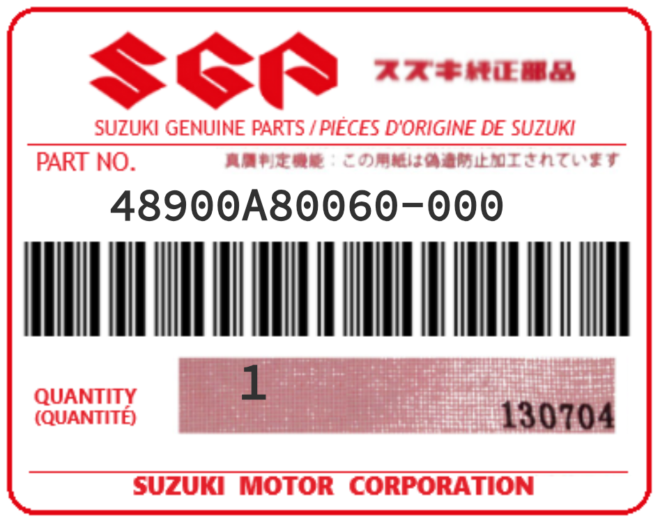 SUZUKI - 48900A80060 BARRE (direction)