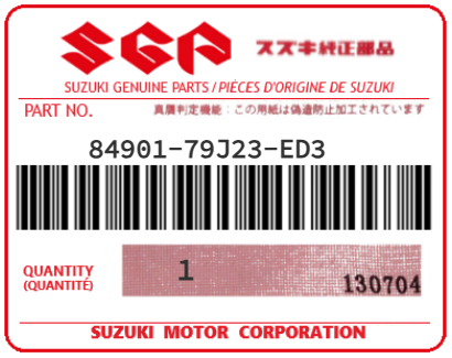 SUZUKI - 84901-79J23-ED3 PIECE SUZUKI