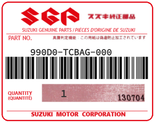 SUZUKI - 990D0-TCBAG POCHE INTERIEURE K49