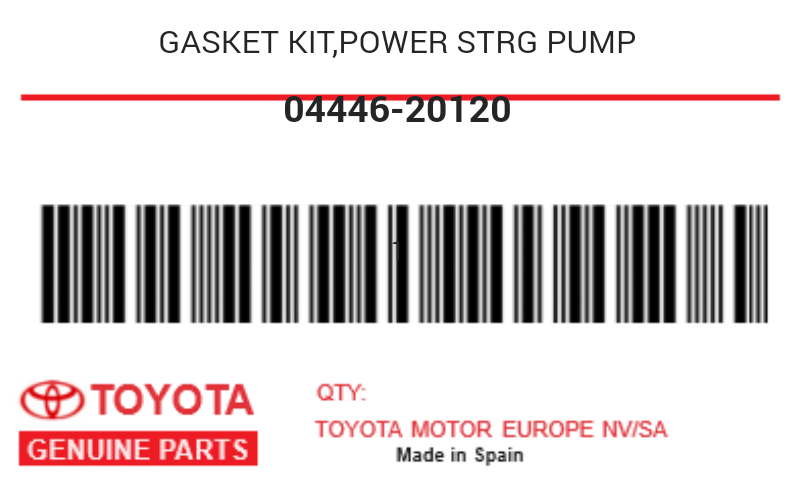 TOYOTA - 04446-20120 KIT DE JOINT DI