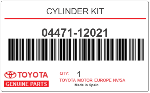 TOYOTA - 04471-12021 KIT D'EMETTEUR