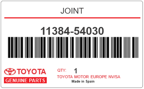 TOYOTA - 11384-54030 JOINT