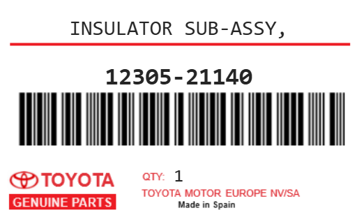 TOYOTA - 12305-21140 LIAI ELAS MOT D