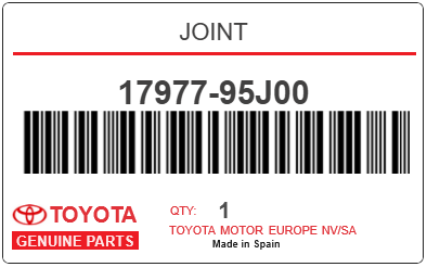 TOYOTA - 17977-95J00 JOINT