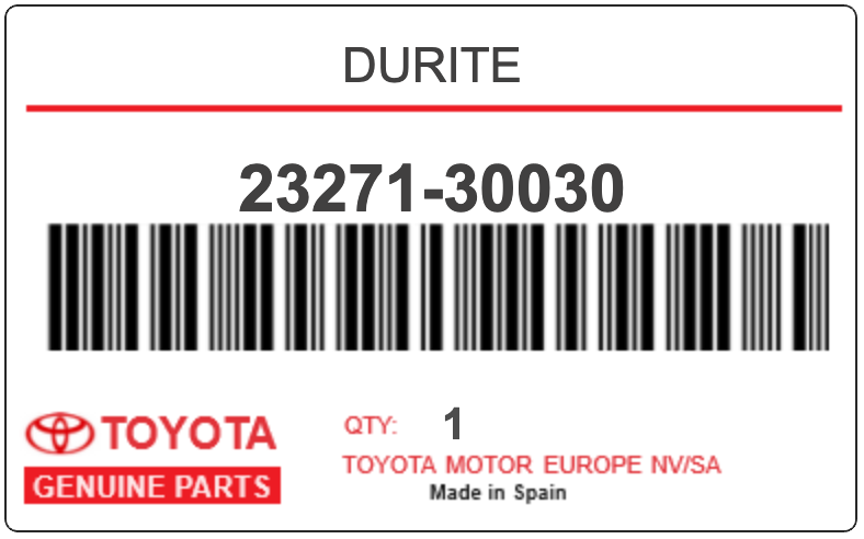 TOYOTA - 23271-30030 DURITE