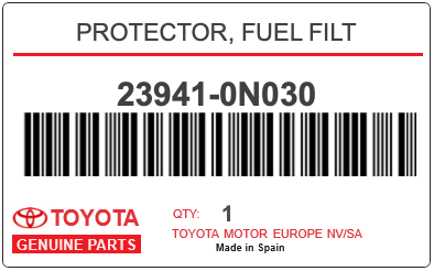 TOYOTA - 23941-0N030 PROTECTOR, FUEL FILT