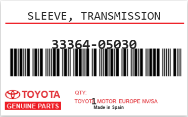 TOYOTA - 33364-05030 BALADEUR (3ème-4ème)