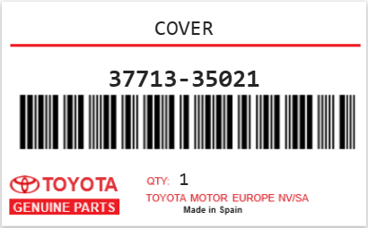 TOYOTA - 37713-35021 CACHE POUSSIERE