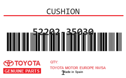 TOYOTA - 52202-35030 SILENT BLOC