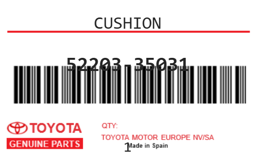 TOYOTA - 52203-35031 SILENT BLOC