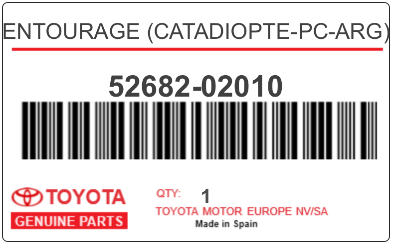 TOYOTA - 52682-02010 ENTOURAGE (catadiopte-pc-arg)