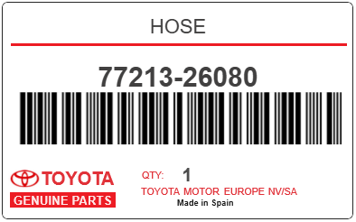 TOYOTA - 77213-26080 DURITE