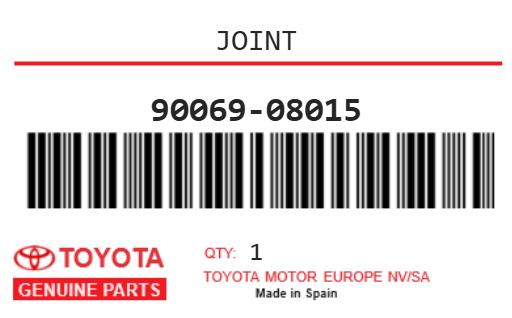 TOYOTA - 90069-08015 JOINT